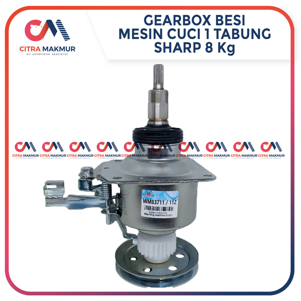 Gearbox Sharp Mesin Cuci 1 Tabung Top Loading As Gigi 11z 8 kg Bukaan Otomatis Atas Girbox 3711 8kg