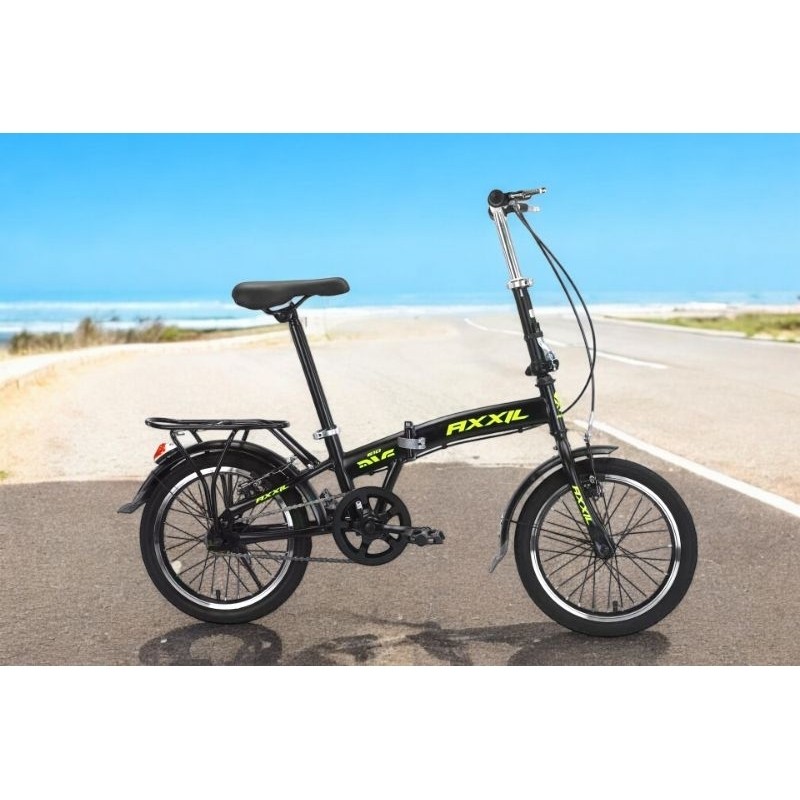 Sepeda lipat 16"inch  sesuai dipajang Velg aluminium  [anak besar sd remaja]khusus COD