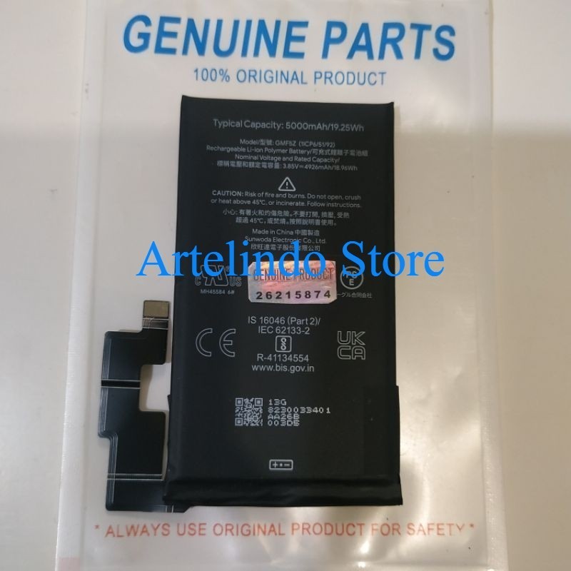 Battery Batre Baterai Google Pixel 7 Pro GMF5Z Gopix 7 Pro Original Quality 100% Genuine Batu Batrai