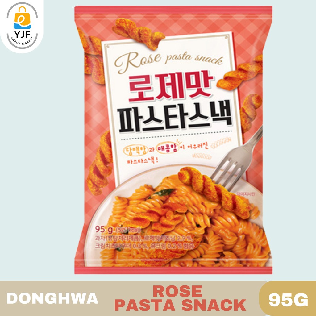 

Donghwa Rose Pasta Snack 95g / Snack Pasta / Snack Import Korea