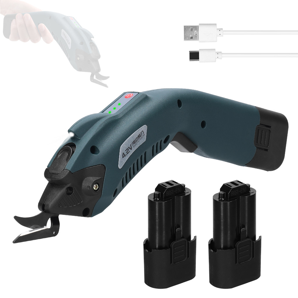 

Portable Fabric Cutting Machine 4.2V Electric Cloth Cutter High Speed Hanndheld Paperboard Sponge Leather Rugs Carpet Trimmer