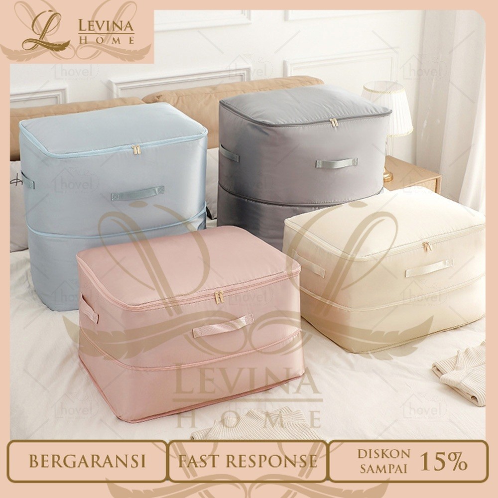 Tas Pakaian Besar Travel Bag Baju Mudik Jumbo Hospital Bag Melahirkan Penyimpanan Bed Cover – Levina