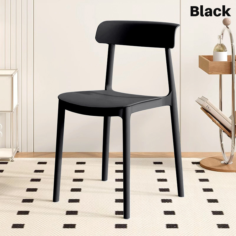 Kursi Ruang Tamu Kursi Santai Minimalis Bangku Plastik untuk Teras atau Outdoor Kursi Plastik KR