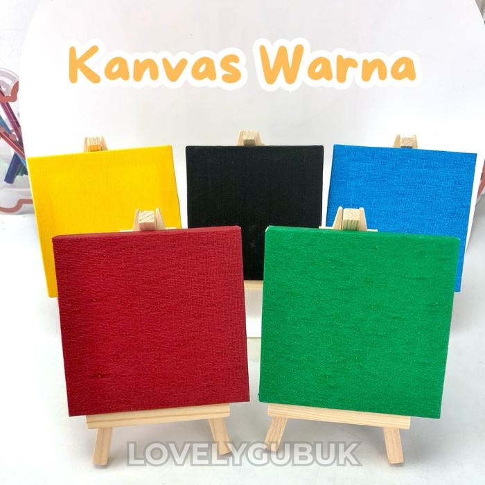 

[LOGU] Mini Canvas DIY Mewarnai, Alat Lukis Kreatif Anak dengan Easel