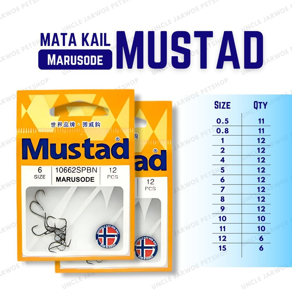 KAIL PANCING MUSTAD MARUSODE 10662SPBN