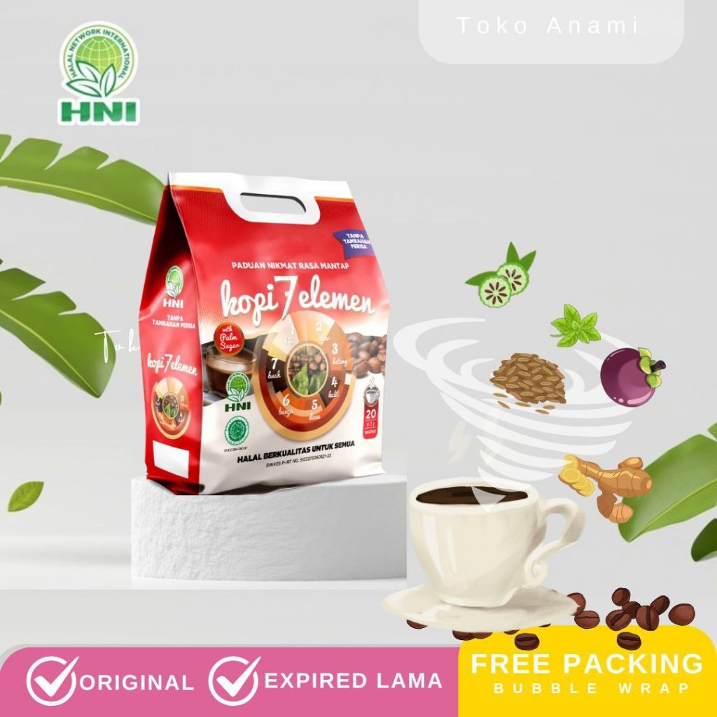 

Kopi 7 Elemen Sevel Hni Hpai Kopi Herbal Penambah Stamina