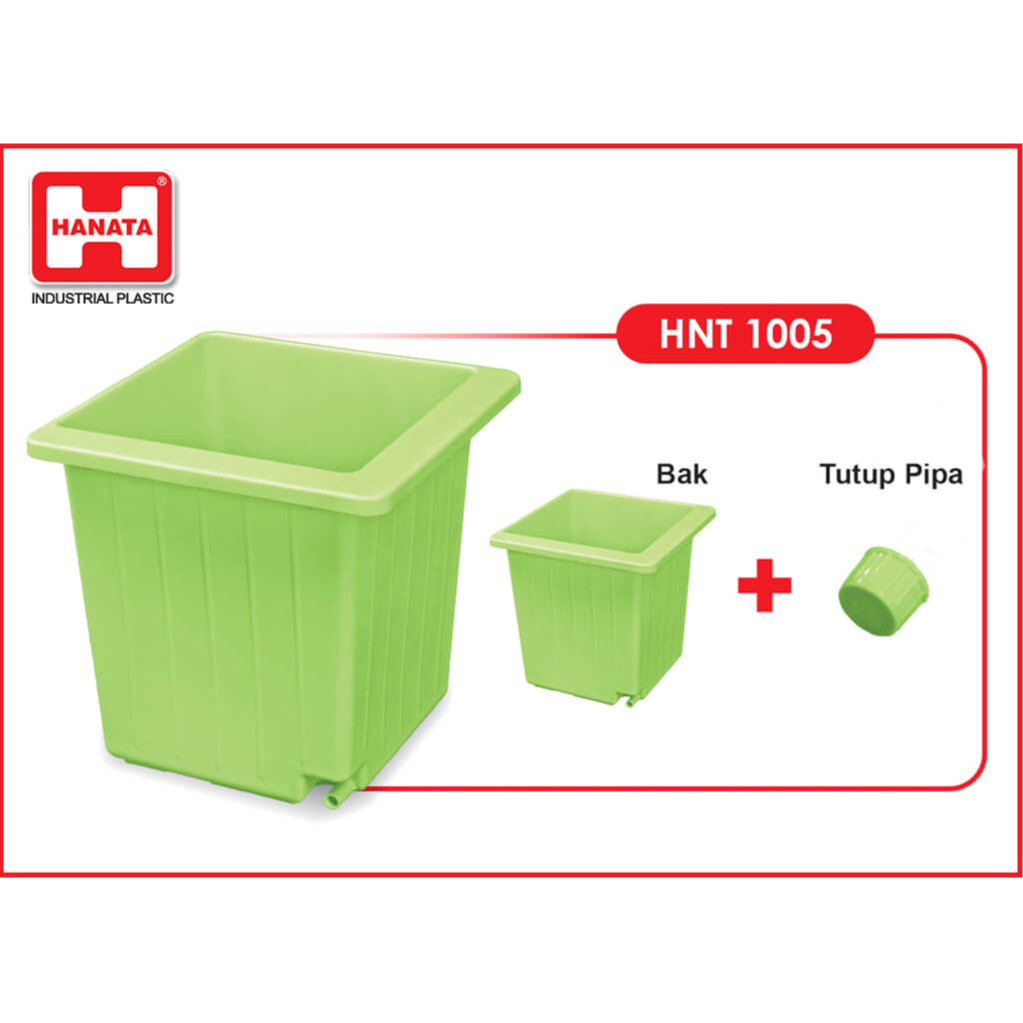 Bak Mandi Air Plastik Kotak  Hanata 1005 P  120 Ltr
