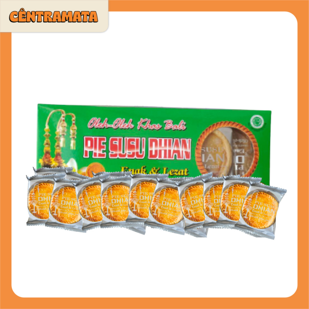 

BISA COD [ TERLARIS ] Pie Susu Dhian 10pcs | Asli BALI | Oleh-Oleh Bali AV