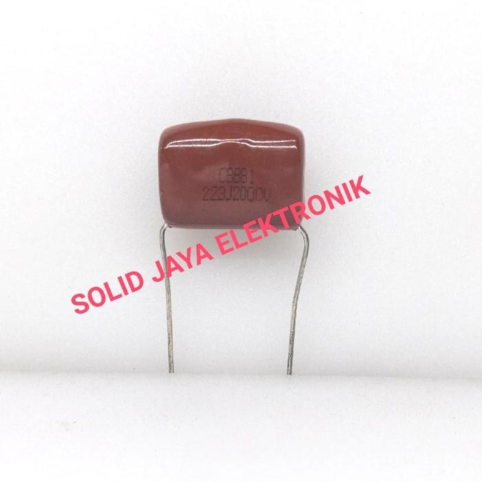CAPASITOR MILAR 223 J 2000V KAPASITOR MYLAR 223J 2KV 20 NANO 2000 V