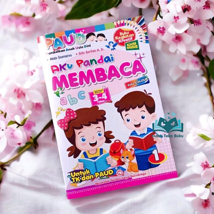 

SJ - AKU PANDAI MEMBACA Jilid 1 2 Untuk TK dan PAUD Buku Anak Cara Cepat dan Mudah Belajar Membaca Lengkap Murah - APM 1