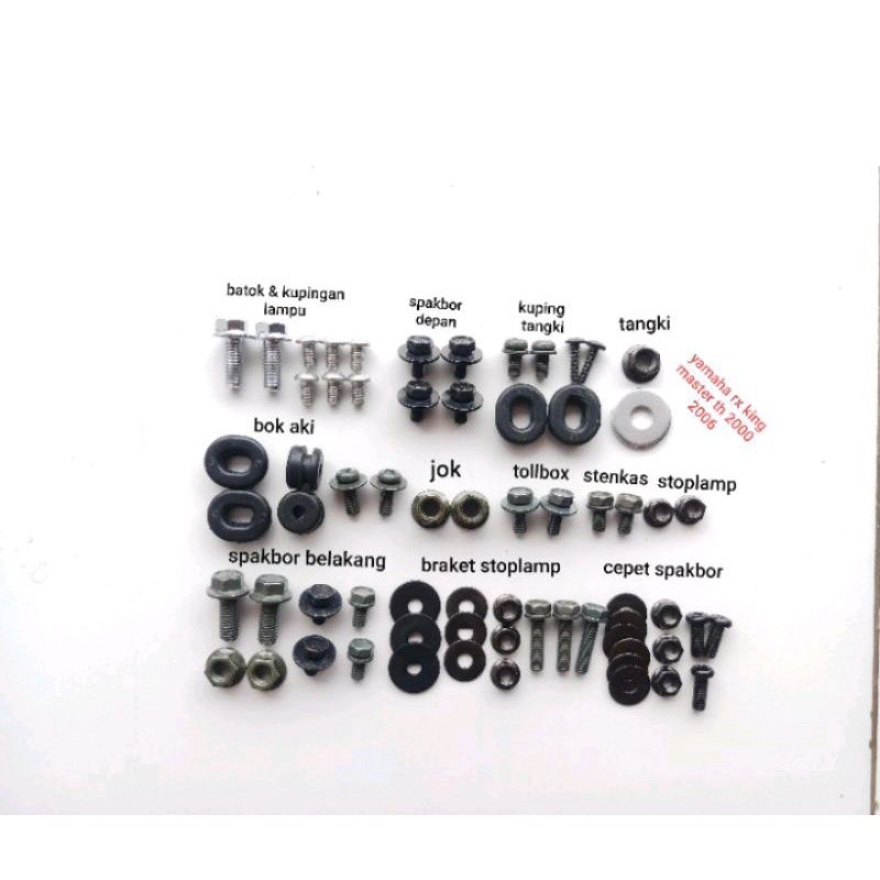 baut body set yamaha rx king)baut full set body rx king thn2000-2006