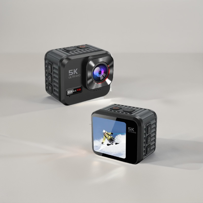 WiFi 5K Kamera IPS Sportkamera Action Touchscreen Zoom Action Cam EIS 30M Wasserdicht Professionell