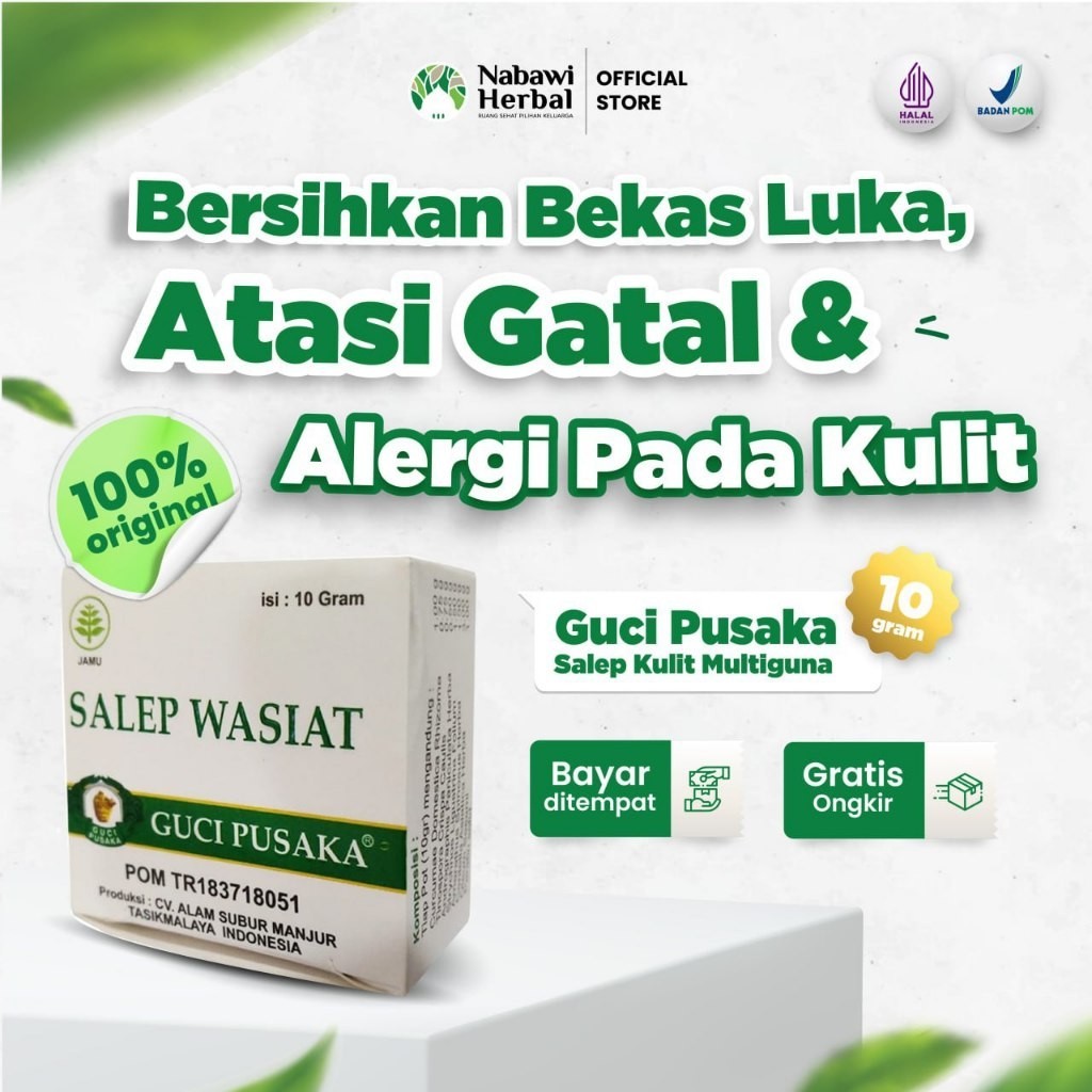 GUCI PUSAKA - Salep Kulit Multiguna Guci Pusaka 10gr