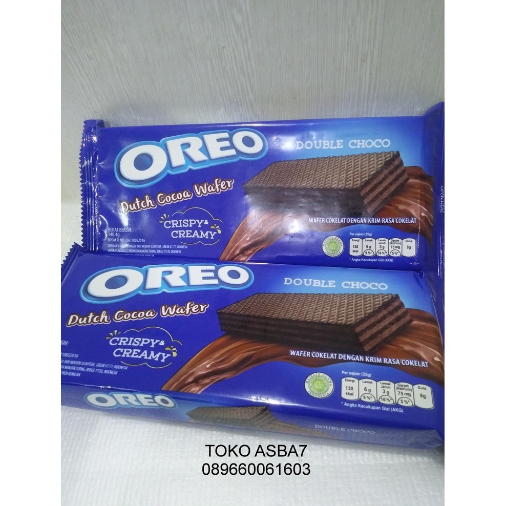 

OREO DOUBLE CHOCO 140.4G