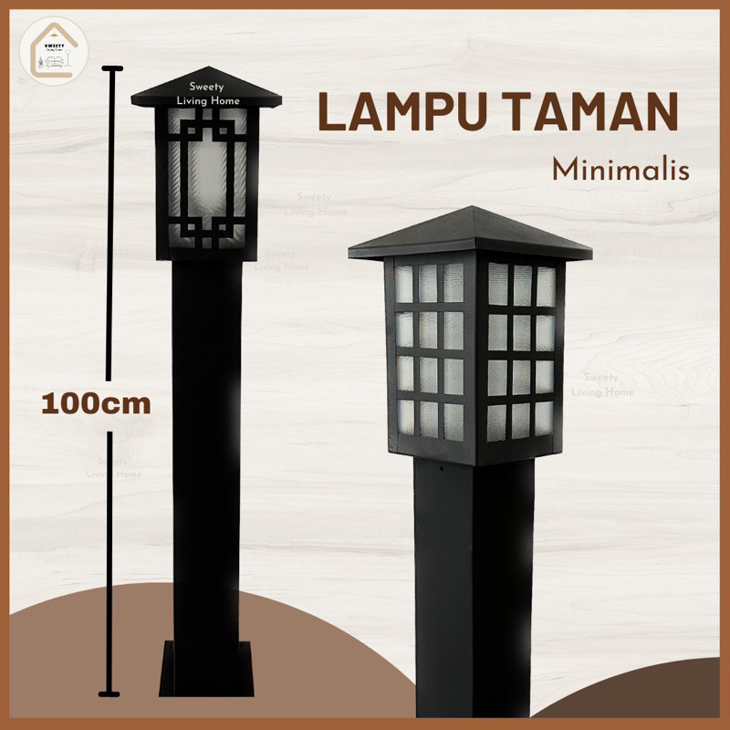 Lampu Taman Outdoor 100 cm / Lampu Taman Minimalis / Lampu Hias Taman / Lampu Terbaru / Lampu Murah 