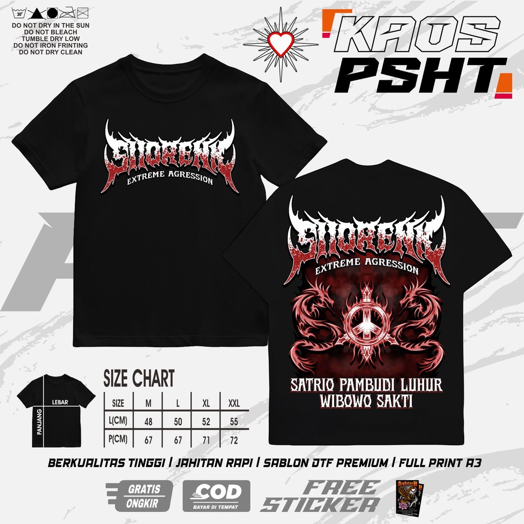 KAOS PSHT SHORENK SATRIO PAMBUDI LUHUR KAOS PSHT TERBARU - KAOS SH TERATE - KAOS PSHT SIMPEL - KAOS 