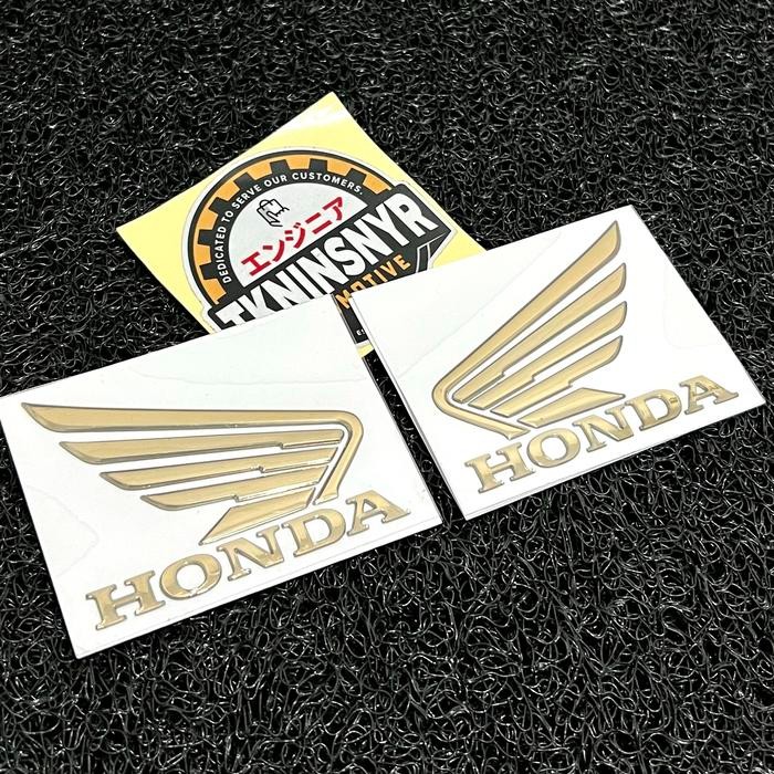 Emblem Wings Sayap Honda Sepasang Gold