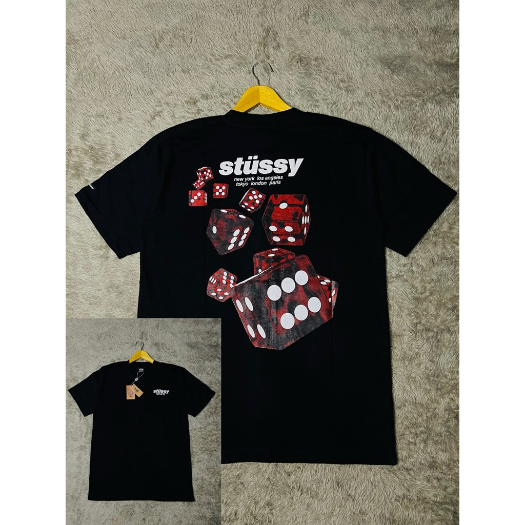 STUSSY DADU BRANDED FULL TAG LABEL COTTON COMBED 20s