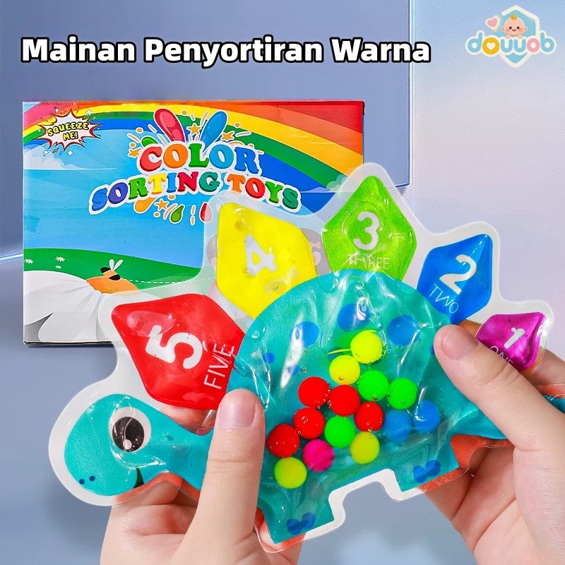 Mainan Penyortiran Warna/Mainan Edukasi Anak/Mainan Warna Warni Edukasi/Mainan Edukasi Anak-Anak Yan