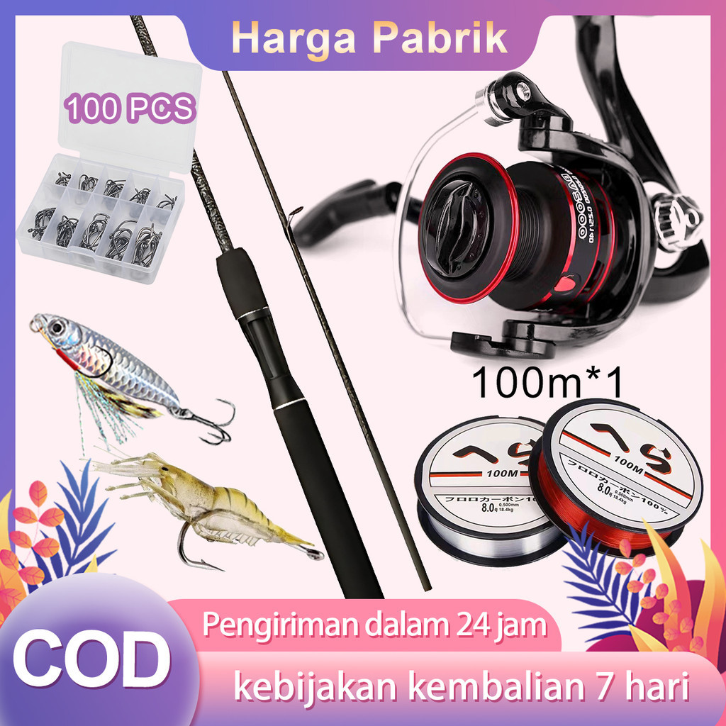 Joran Pancing Spinning High Carbon Ringan Lentur Shimano Joran Pancing Carbon Set Max Drag 10kg Hot 