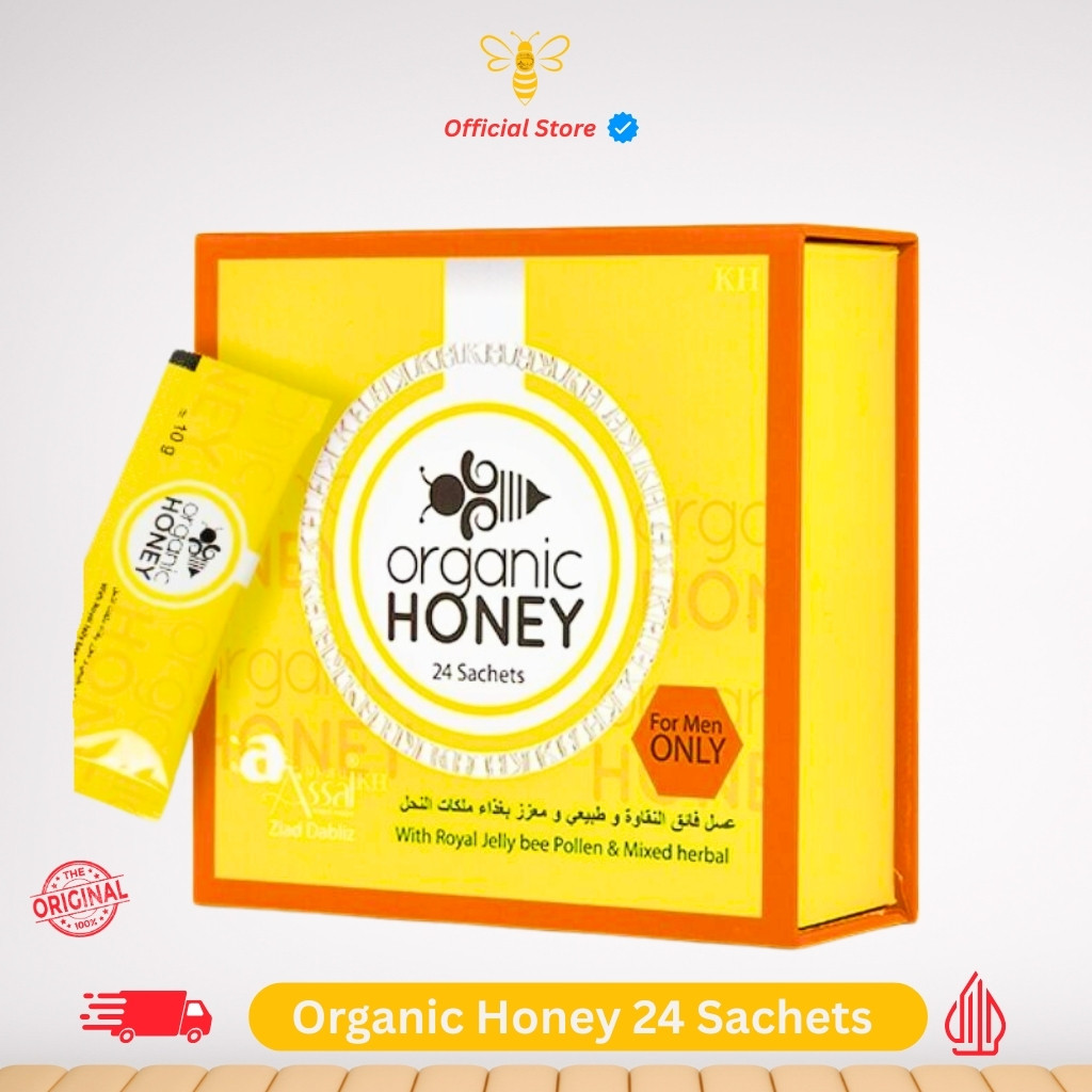 

Organic Honey Malaysian Honey One Box With 24 Sachets From Vital Honey Royal Healthy