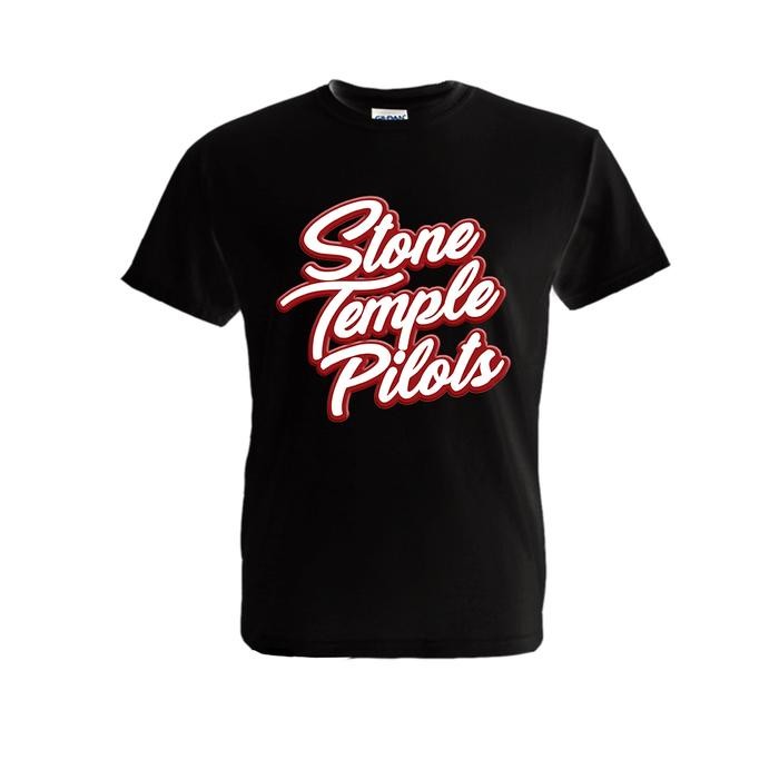 (COD) Stone Temple Pilots - Kaos Stone Temple Pilots - Font Logo - Hitam, S