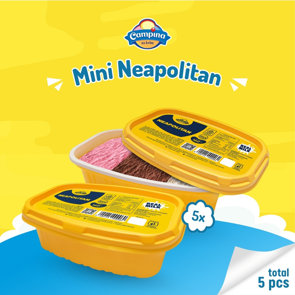 Campina Mini Neapolitan – Es Krim