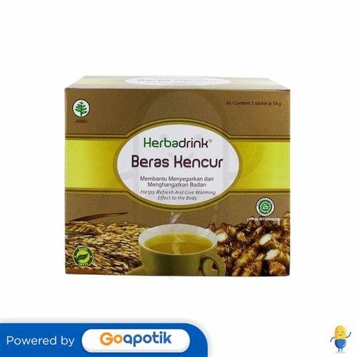 

PROMO! HERBADRINK BERAS KENCUR 18 GRAM BOX 5 SACHET