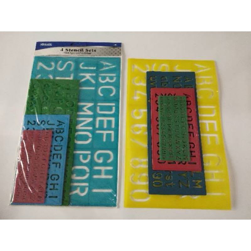 

Penggaris Abjad - Stencil Set 390