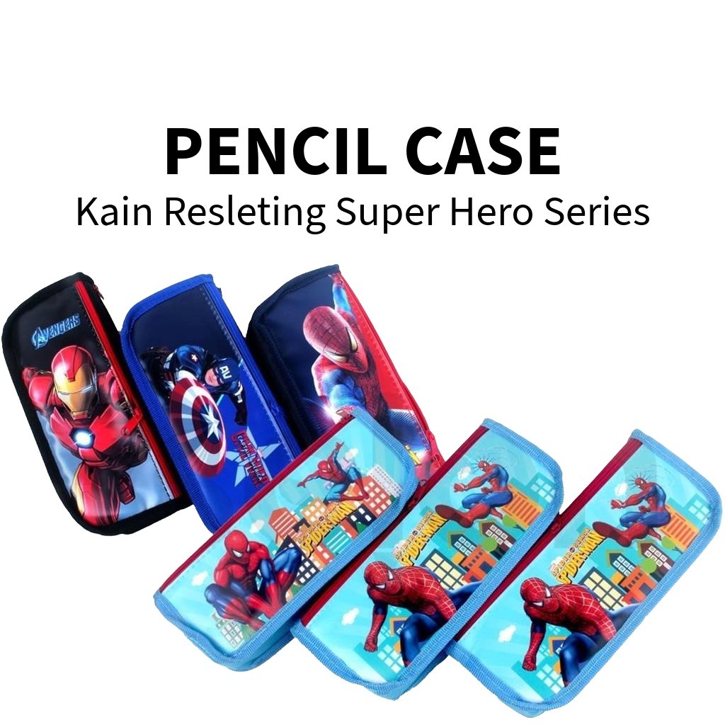 

❤️️Kotak Pensil Kain Superhiro 5280/5274 / Kotak Pensil Karakter❤️️