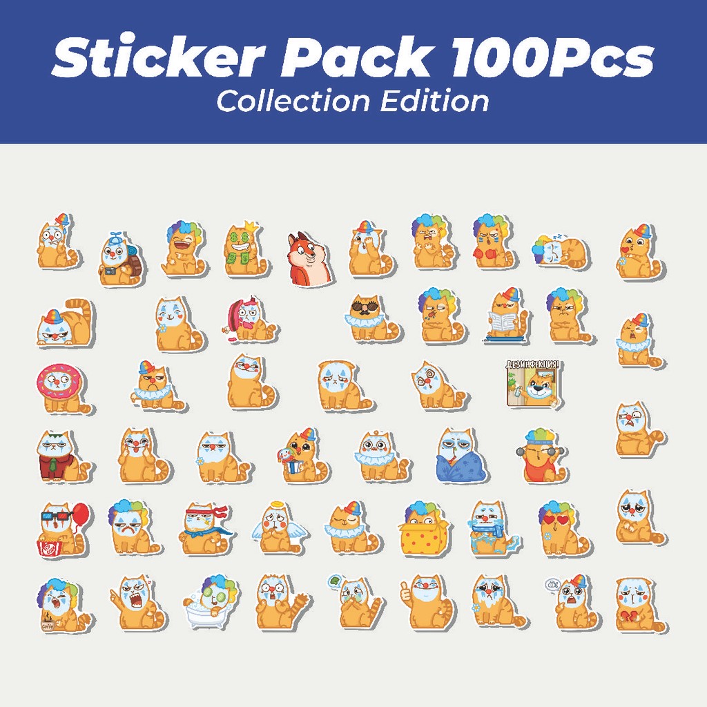 

Hot Stiker Funny Cat Peach [Kucing] Lucu Anti Air Stikers Berperekat Waterproof Sticker Decal Buat Motor Helm Buku Journal Koper Casing HP Laptop Botol Minum