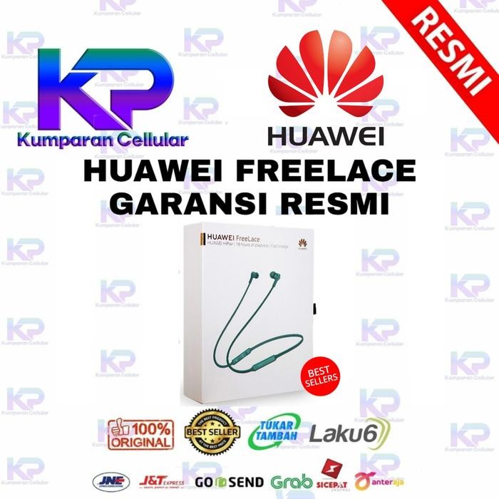 HUAWEI FREELACE GARANSI RESMI - Hitam