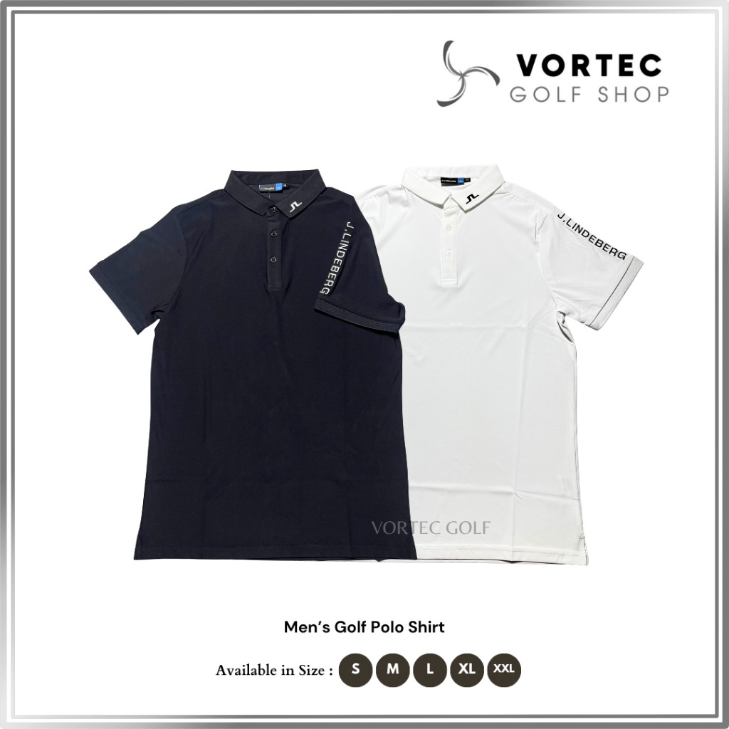 JL Polo Golf Shirt- Kaos Olahraga Golf Tennis Lari Paddle