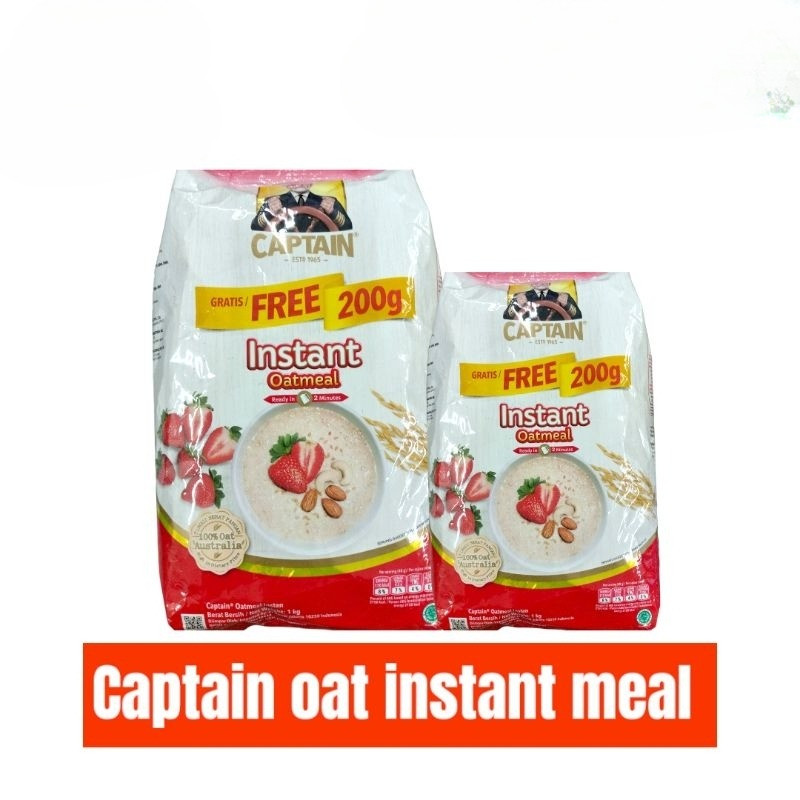 

Captain oat instant meal 200gram-800gram