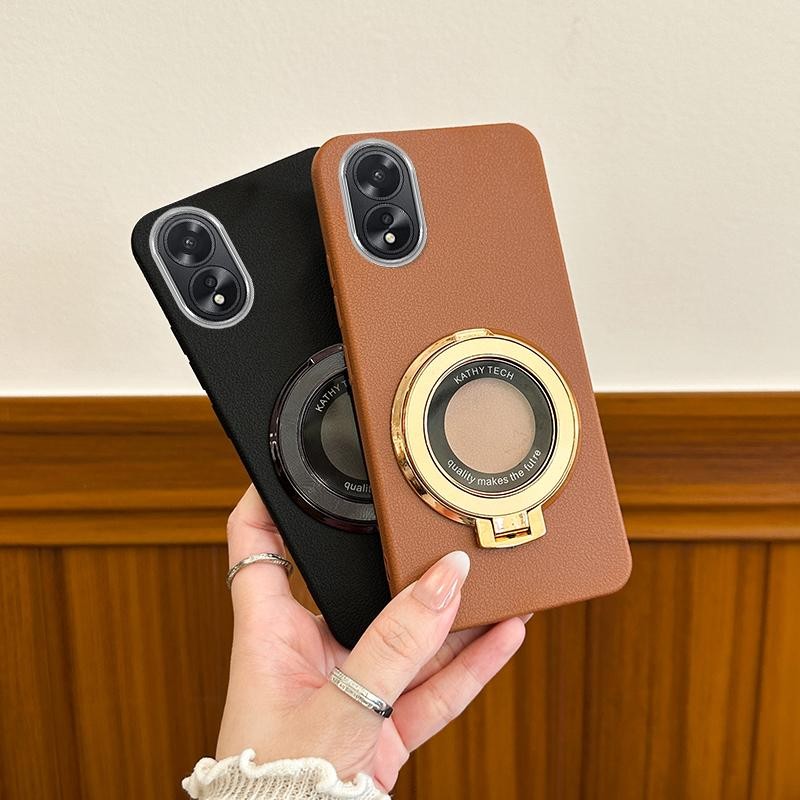 HP Soft Case Silikon Untuk OPPO A38 OPPOA38 CPH2579 Casing terbaru Phone Cover Berdiri Mengurung