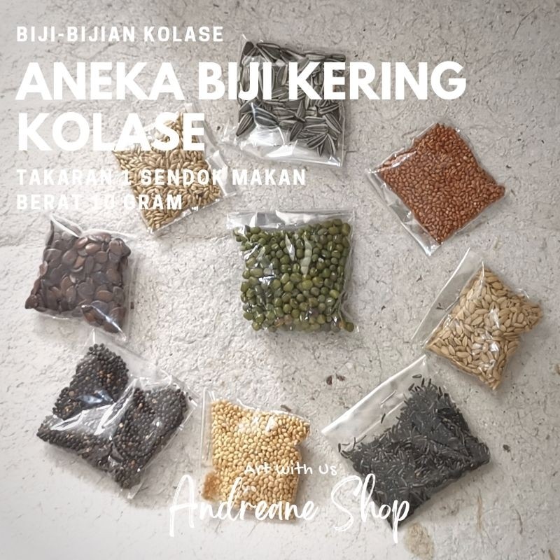

Aneka Biji Kering – Bahan Prakarya, Kolase & Kerajinan Tangan