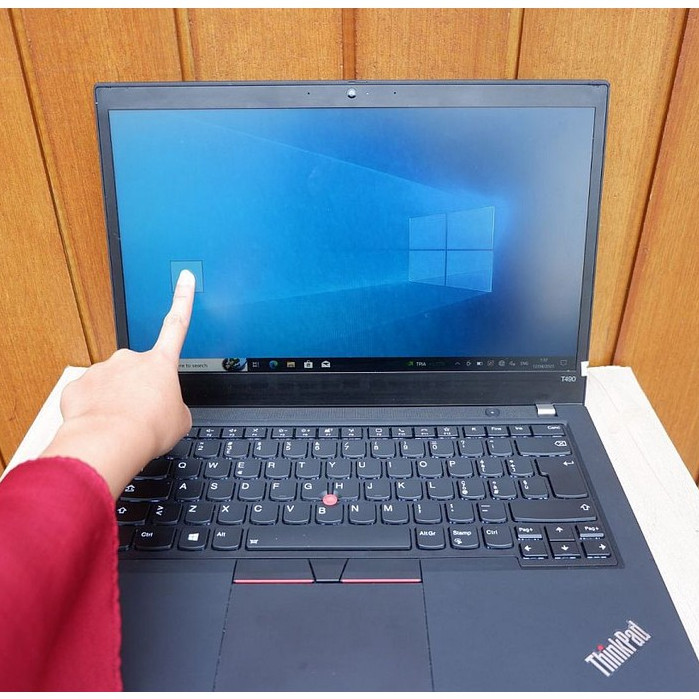 Laptop Thinkpad T490 Touchscreen Intel Core i5 8365U Ram 16Gb 512Gb Normal Siap Pakai - Leptop Lapto