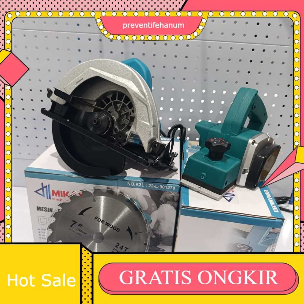 setara Makita 2in1 Mesin Potong Gergaji Kayu Circular Saw/Mesin Gergaji Listrik Multifungsi Dan Mesi