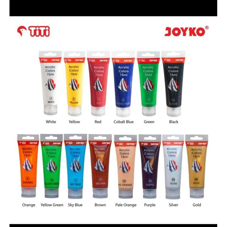 

75ml Cat Acrylic JOYKO akrilik ATK1109JY - Hitam