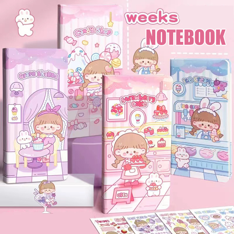 

TERLARIS Weeks Notebook Buku Jurnal Hardcase Buku Tulis Lucu 96 Lembar