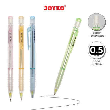 

Joyko Mechanical Pencil MP-15 Pensil Mekanik Tip 0.5 mm