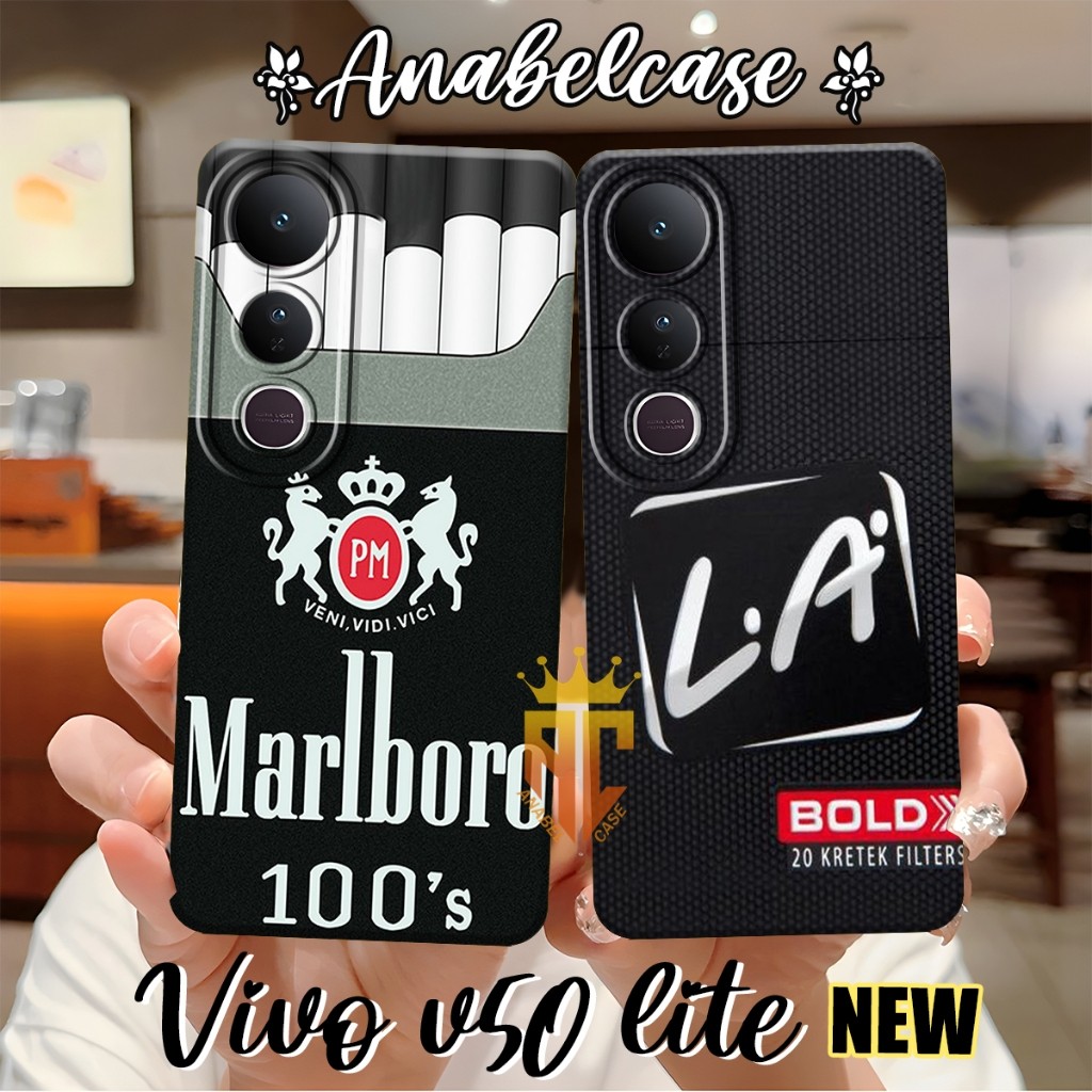 Softcase VIVO V50 LITE 5G 2025 Fashion Case Motif  Rokok Keren - Case Cowok - Case Vivo - Case Terba