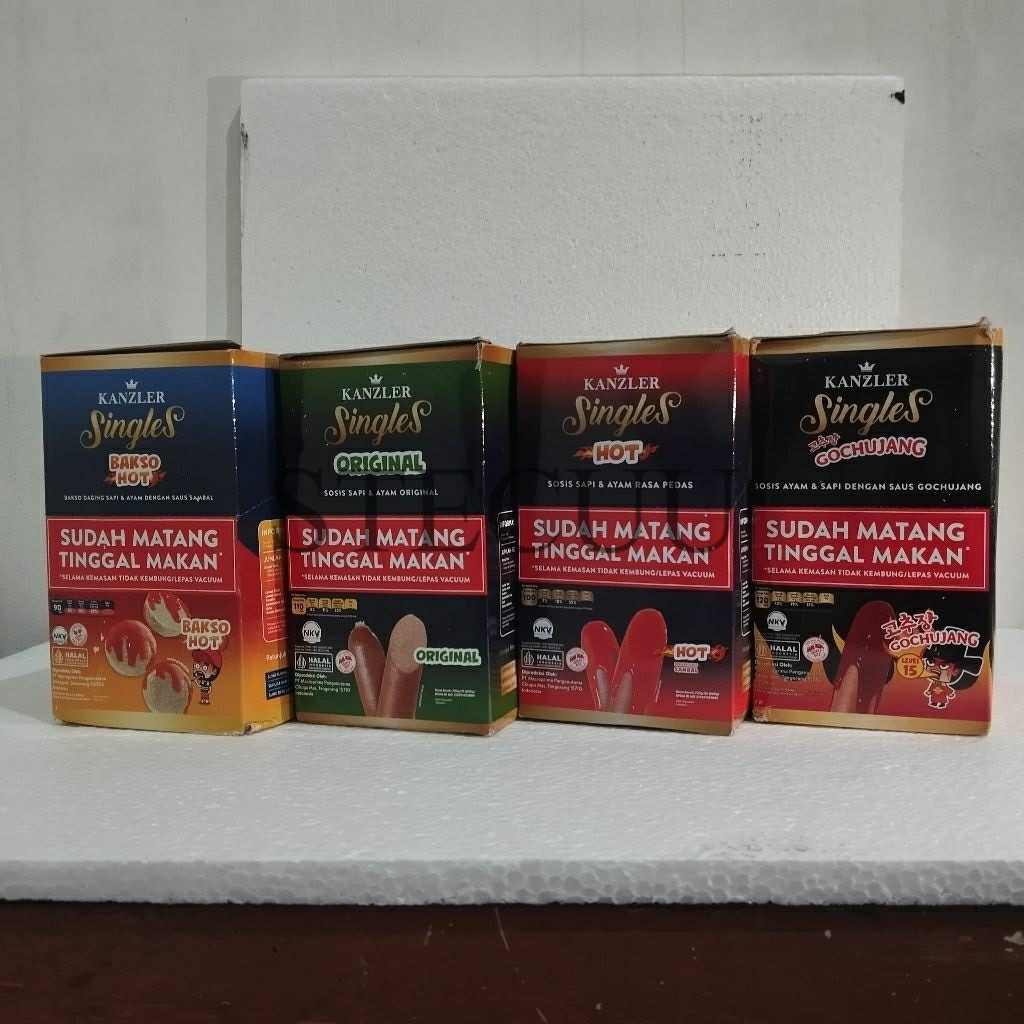 

Sosis Kanzler Singles 1 Box (isi 12 pcs)