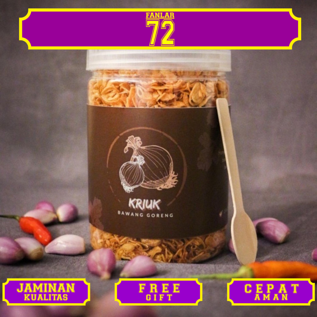 

Bawang Goreng Premium KRIUK / Premium Fried Shallots KRIUK