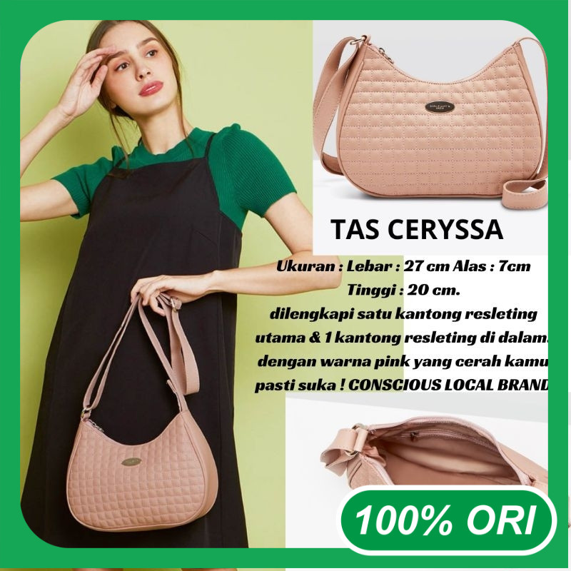 Sophie Martin Paris Tas Selempang Wanita Ceryssa Terbaru 2025 Korea Style Elegan Original Sling Bag 