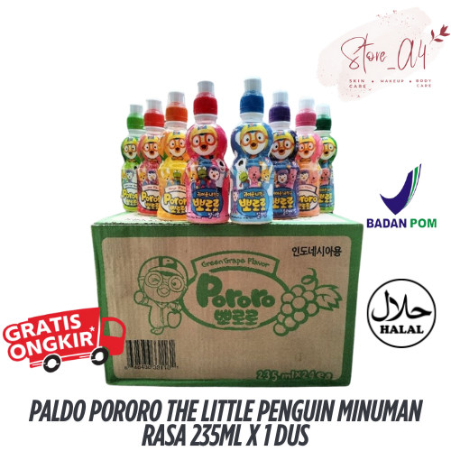 

Paldo Pororo The Little Penguin Minuman Rasa 235ml x 1 Dus