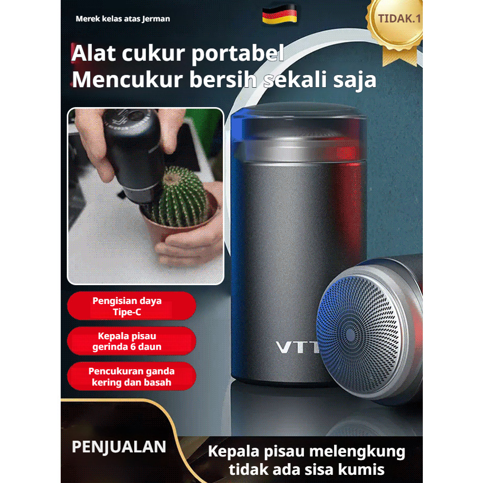 NEW PRODUK [Sentuhan halus] Alat Cukur Mini Elektrik/Alat Cukur Elektrik Mini Pencukur Jenggot Kumis