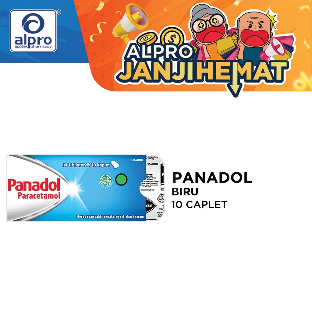 

PANADOL CAPLET BLISTER 10 TABLET
