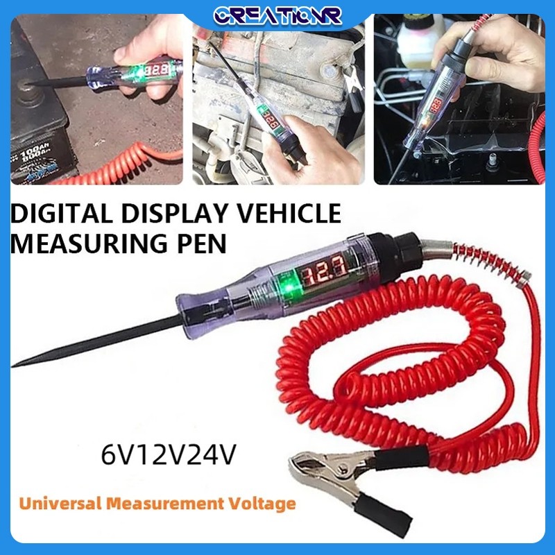 6-24V 2.8m Tespen Listrik/tespen Digital/test Pen Listrik/obeng Tespen Dc Digital/tes Pen Digital