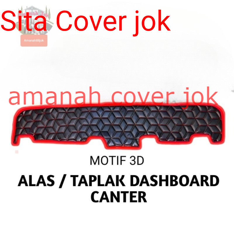 alas dashboard mobil canter MOTIF 3D dasboard truck dasbor truk
